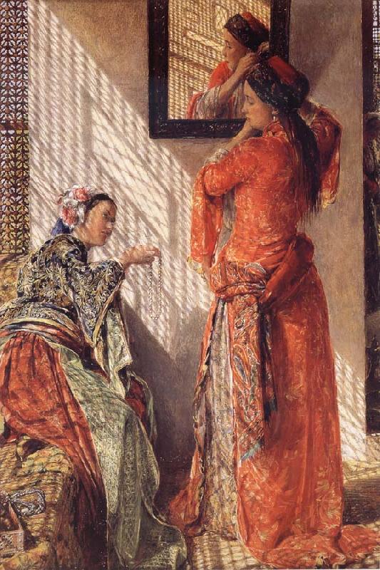 John Frederick Lewis Private Conversation oil painting image